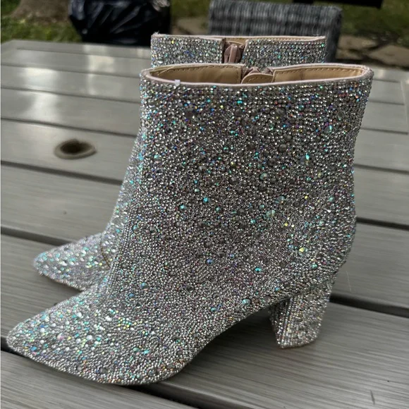 Betsey Johnson Sparkly Boots – Size 9 - Picture 10 of 13